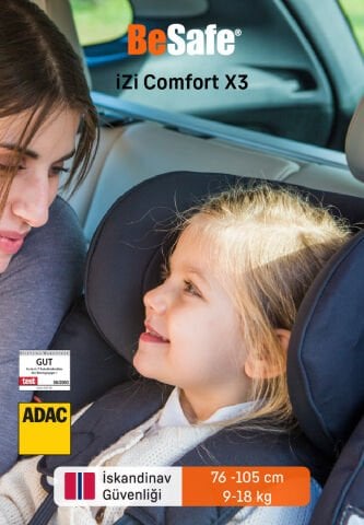 BeSafe iZi Comfort X3 Oto Koltuğu - Peak Mesh