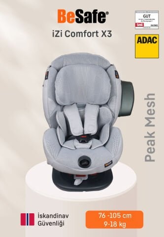 BeSafe iZi Comfort X3 Oto Koltuğu - Peak Mesh