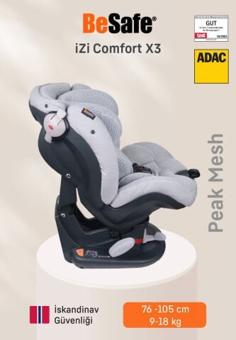 BeSafe iZi Comfort X3 Oto Koltuğu - Peak Mesh