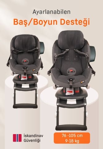 BeSafe iZi Comfort X3 ISOfix'li Oto Koltuğu - Peak Mesh