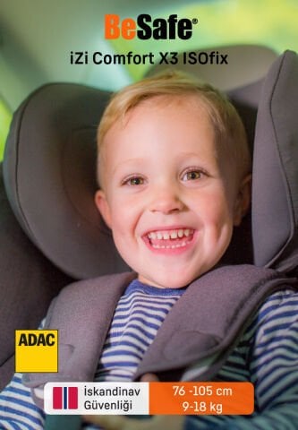 BeSafe iZi Comfort X3 ISOfix'li Oto Koltuğu - Peak Mesh