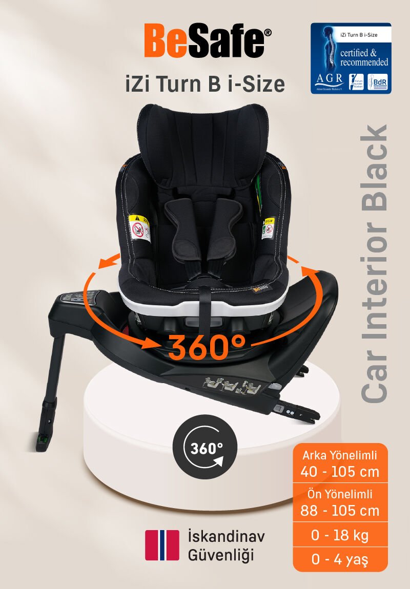 BeSafe iZi Turn B i-Size ISOfix'li Oto Koltuğu