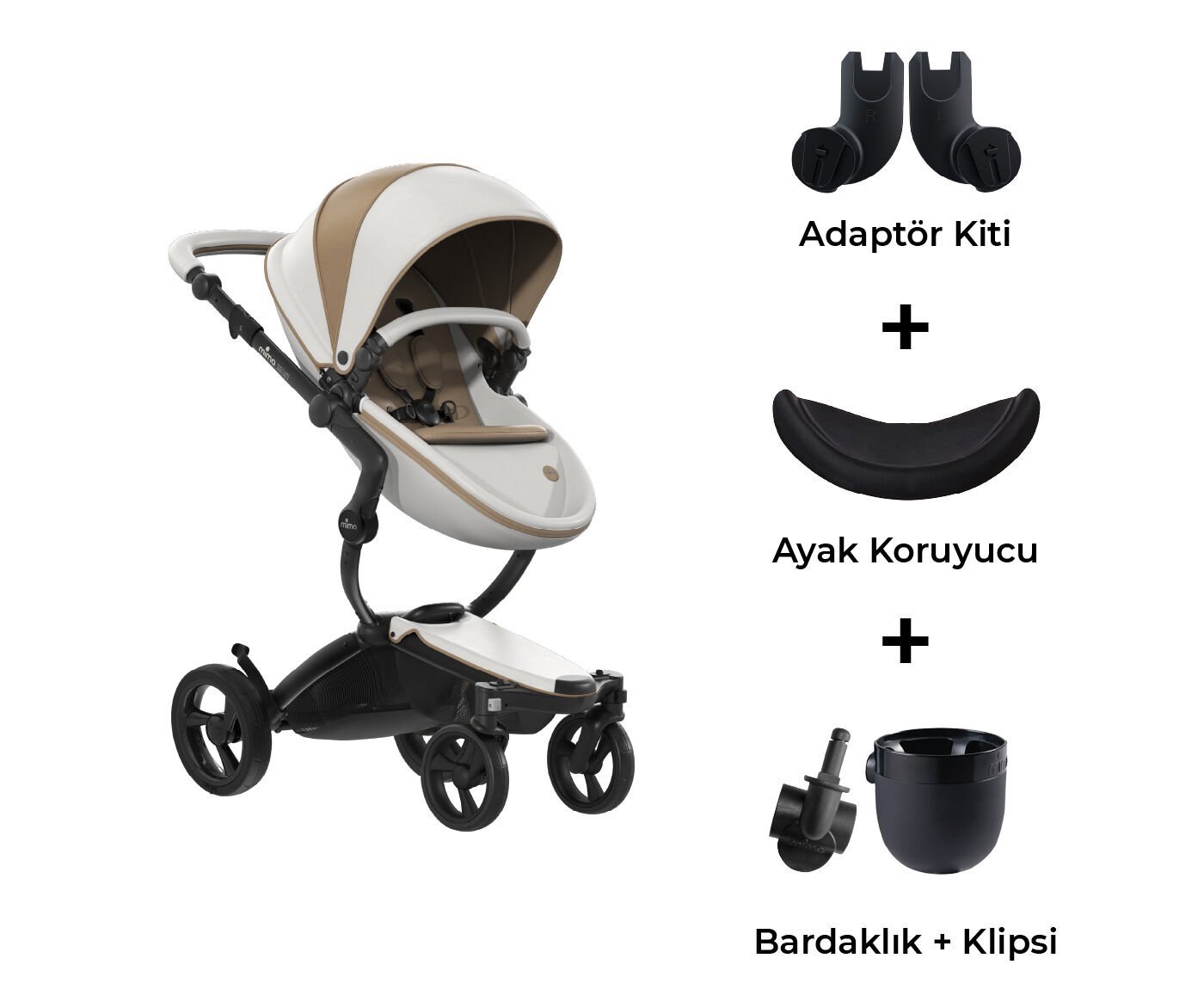 Xari Special Edition Dolce Vita Black Set Bebek Arabası