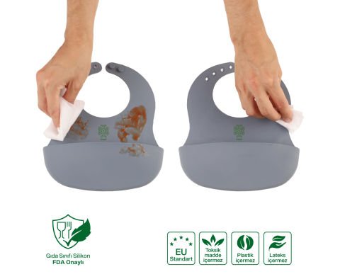 been Silicone Baby Bib / Silikon Mama Önlüğü