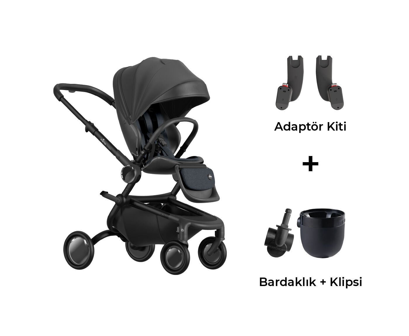 mima Creo Black Bebek Arabası